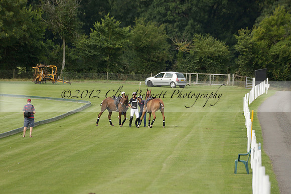 Beau Design v Boscom in an August Rother Cup 4 goal polo match at Cowdray Park Polo Club on Wednesday 07 August 2013