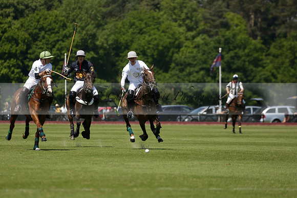 Black Bears v Salkeld in a Cartier Queens Cup polo match 2013.06.05