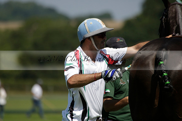 Enigma v Dubai in a Veuve Clicquot Gold Cup Polo Match 2013.07.08