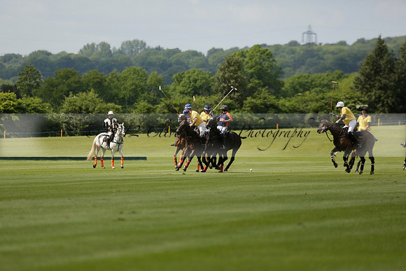 Las Estrellas v Four Quarters Blue in the final of the Jubilee Cup Polo match 2013.06.02