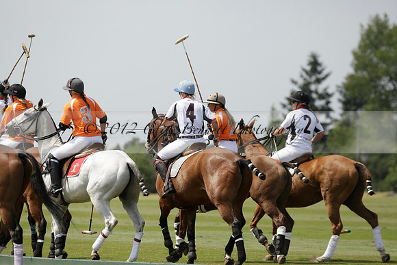 Cowdray Vikings v Enigma in a Bloom British Ladies Open Championship Polo match 2013.07.17