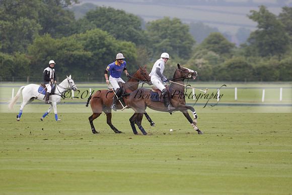 Burningfold v Combe Place in a June 4 Goal Cup polo match 2013.06.11