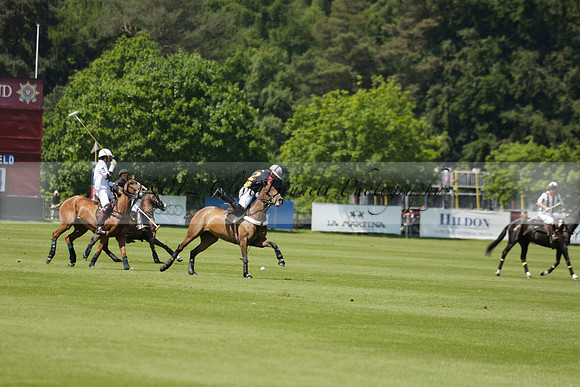 Black Bears v Salkeld in a Cartier Queens Cup polo match 2013.06.05