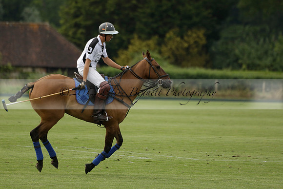Beau Design v Boscom in an August Rother Cup 4 goal polo match at Cowdray Park Polo Club on Wednesday 07 August 2013