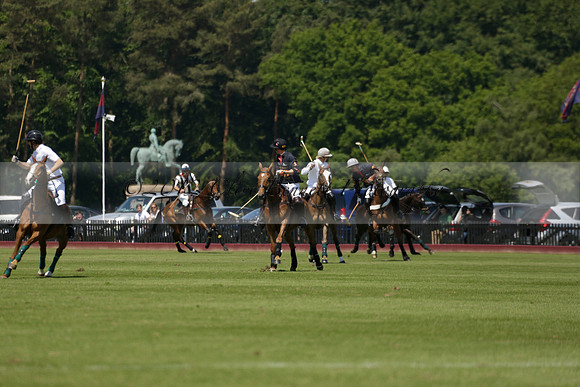 Black Bears v Salkeld in a Cartier Queens Cup polo match 2013.06.05