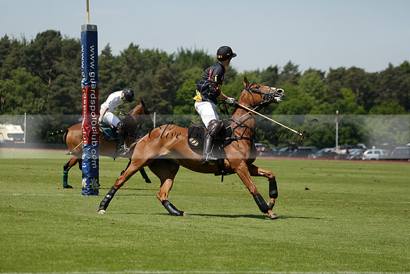 Black Bears v Salkeld in a Cartier Queens Cup polo match 2013.06.05