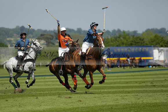 Four Quarters Orange v Montana in a Cicero Cup Polo match 2013.06.06