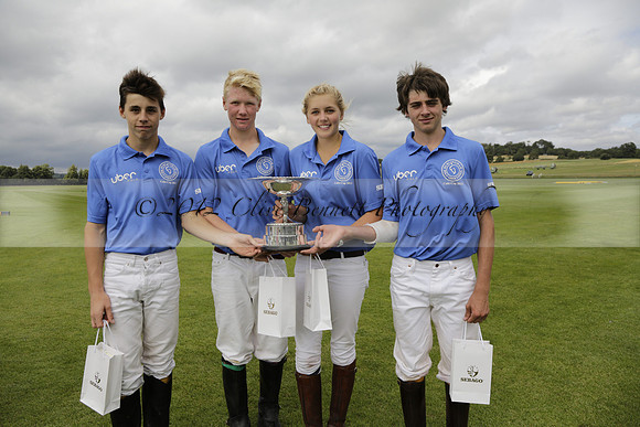 The Colts Cup presentation at Cowdray Park Polo Club on Lawns 2 on Thursday 15 August 2013 2013.08.15
