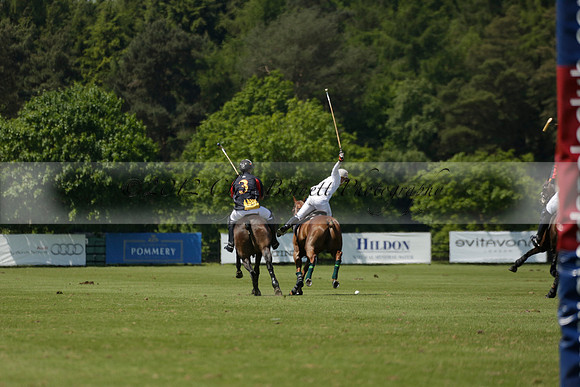 Black Bears v Salkeld in a Cartier Queens Cup polo match 2013.06.05