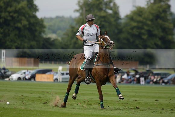 Dubai v La Bamba de Areco in a Veuve Clicquot Gold Cup Polo Match 2013.07.04