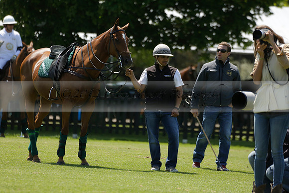 Black Bears v Salkeld in a Cartier Queens Cup polo match 2013.06.05