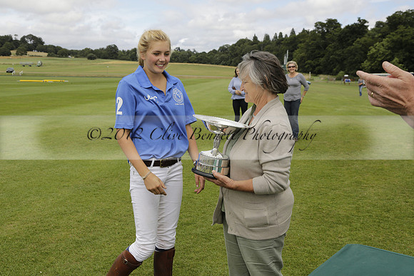 The Colts Cup presentation at Cowdray Park Polo Club on Lawns 2 on Thursday 15 August 2013 2013.08.15