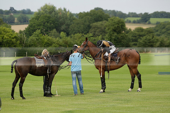 Beau Design v Boscom in an August Rother Cup 4 goal polo match at Cowdray Park Polo Club on Wednesday 07 August 2013