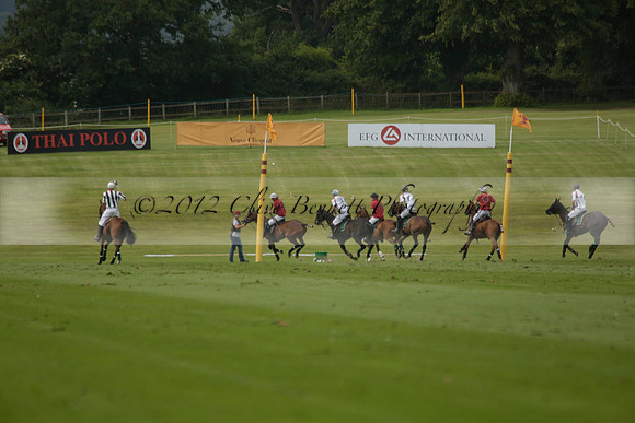 Dubai v La Bamba de Areco in a Veuve Clicquot Gold Cup Polo Match 2013.07.04