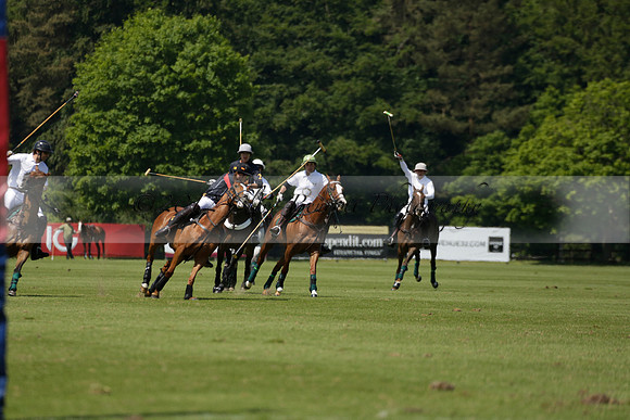 Black Bears v Salkeld in a Cartier Queens Cup polo match 2013.06.05