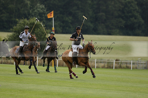 Beau Design v Boscom in an August Rother Cup 4 goal polo match at Cowdray Park Polo Club on Wednesday 07 August 2013