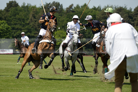 Black Bears v Salkeld in a Cartier Queens Cup polo match 2013.06.05