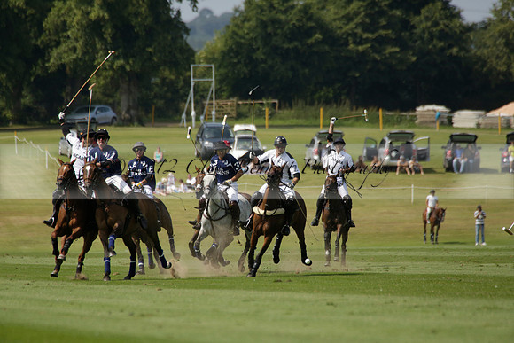 Zacara v Les Lions in a Veuve Clicquot Gold Cup Polo Match 2013.07.06