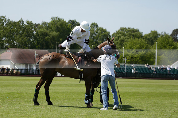 Black Bears v Salkeld in a Cartier Queens Cup polo match 2013.06.05