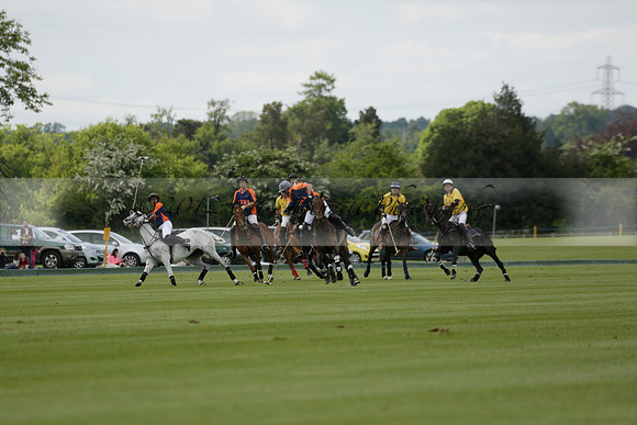 Las Estrellas v Four Quarters Blue in the final of the Jubilee Cup Polo match 2013.06.02
