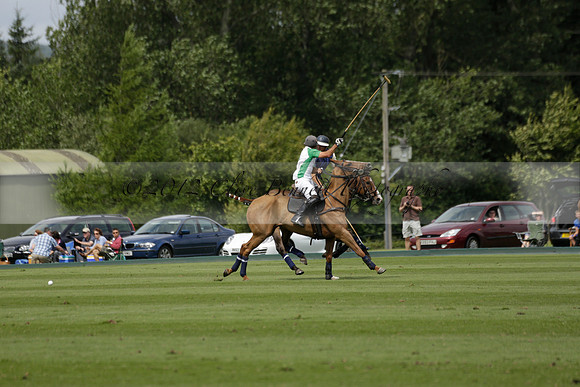 Burningfold (blue) v Wairakei Pastoral (green) in the Ruins Cup Final on Sunday 04 August 2013.