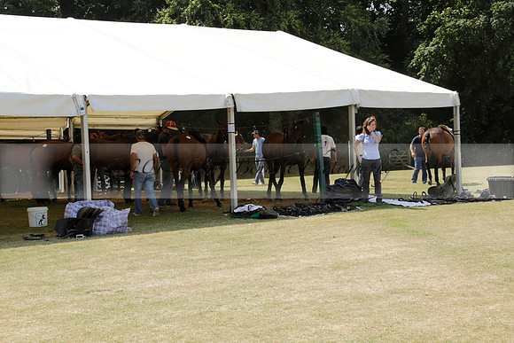 Zacara v Talandracas in a Veuve Clicquot Gold Cup Polo Match 2013.07.18