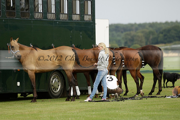 Beau Design v Boscom in an August Rother Cup 4 goal polo match at Cowdray Park Polo Club on Wednesday 07 August 2013