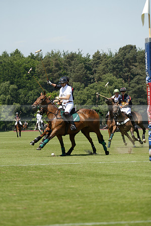 Black Bears v Salkeld in a Cartier Queens Cup polo match 2013.06.05