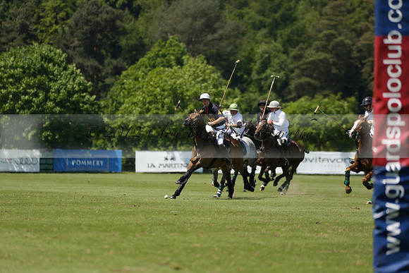 Black Bears v Salkeld in a Cartier Queens Cup polo match 2013.06.05