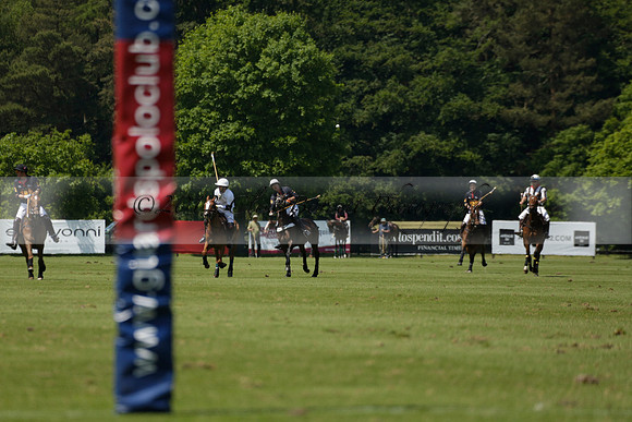 Black Bears v Salkeld in a Cartier Queens Cup polo match 2013.06.05