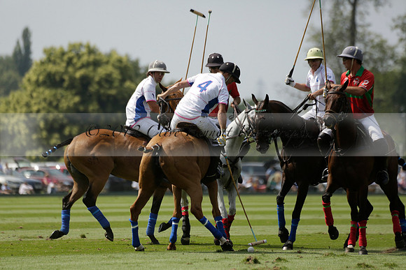 El Remanso v Sumaya in a Veuve Clicquot Gold Cup Polo Match 2013.07.13