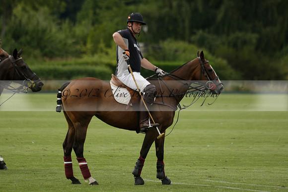 Beau Design v Boscom in an August Rother Cup 4 goal polo match at Cowdray Park Polo Club on Wednesday 07 August 2013