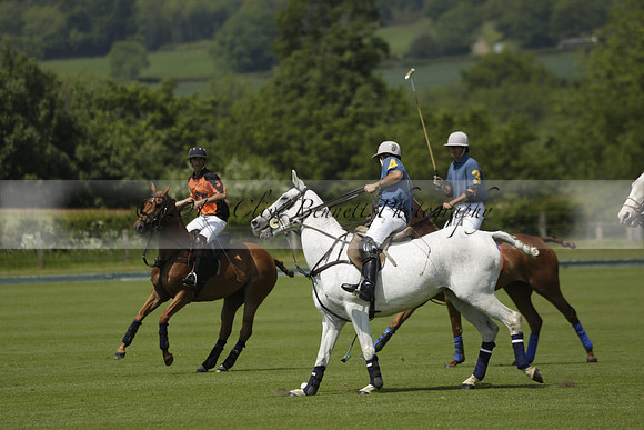 Four Quarters Orange v Montana in a Cicero Cup Polo match 2013.06.06