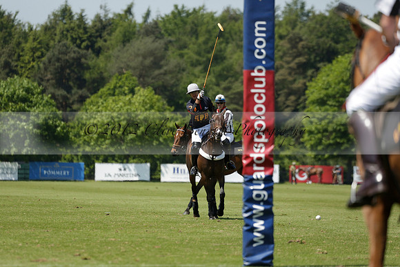 Black Bears v Salkeld in a Cartier Queens Cup polo match 2013.06.05