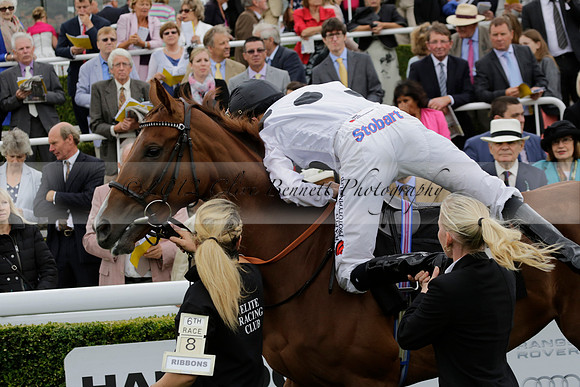 Race 6 Goodwood The British Stallion Studs Turf Club E.B.F. Fillies Stakes. 20130731. Race winner Ribbons owner Elite Racing Club
