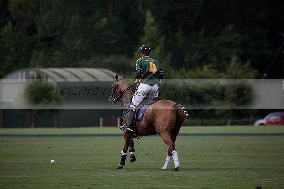 Maiz Dulce v Combe in a Brecknock Cup polo match played on Ambersham 2 at Cowdray Park Polo Club on Friday 17 August 2012