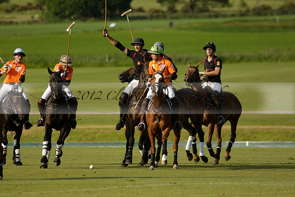 Shoreline v Cowdray Vikings in a Easebourne Cup Semi-final Polo match 2013.06.07
