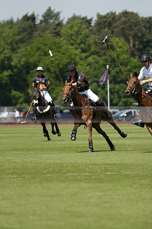 Black Bears v Salkeld in a Cartier Queens Cup polo match 2013.06.05