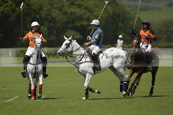 Four Quarters Orange v Montana in a Cicero Cup Polo match 2013.06.06