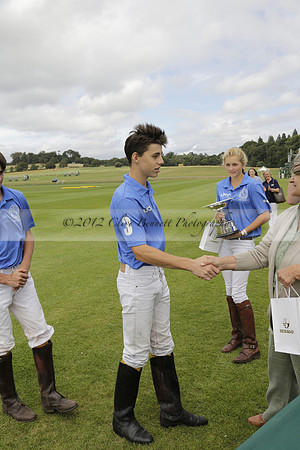 The Colts Cup presentation at Cowdray Park Polo Club on Lawns 2 on Thursday 15 August 2013 2013.08.15