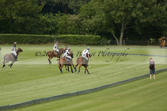 Beau Design v Boscom in an August Rother Cup 4 goal polo match at Cowdray Park Polo Club on Wednesday 07 August 2013