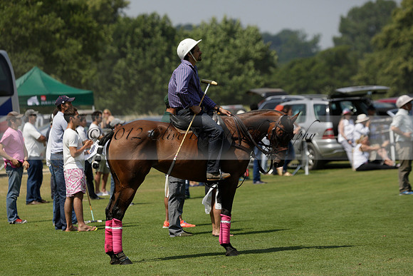 Zacara v Talandracas in a Veuve Clicquot Gold Cup Polo Match 2013.07.18