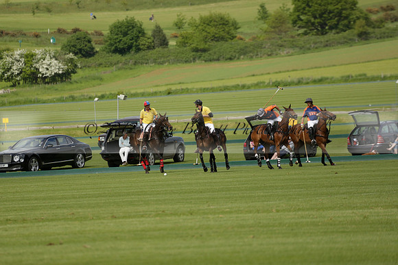 Las Estrellas v Four Quarters Blue in the final of the Jubilee Cup Polo match 2013.06.02