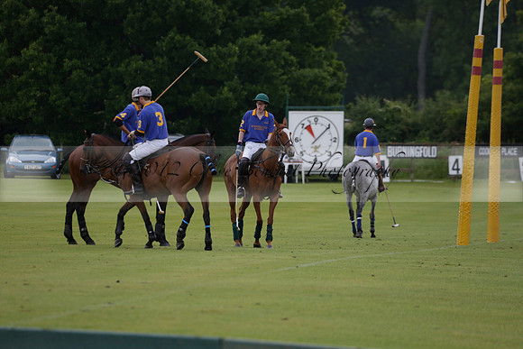 Burningfold v Combe Place in a June 4 Goal Cup polo match 2013.06.11
