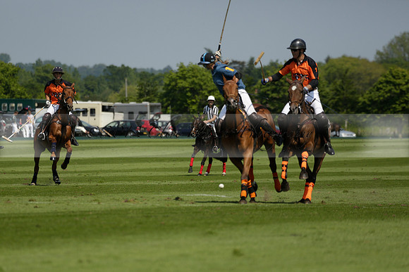 Four Quarters Orange v Montana in a Cicero Cup Polo match 2013.06.06