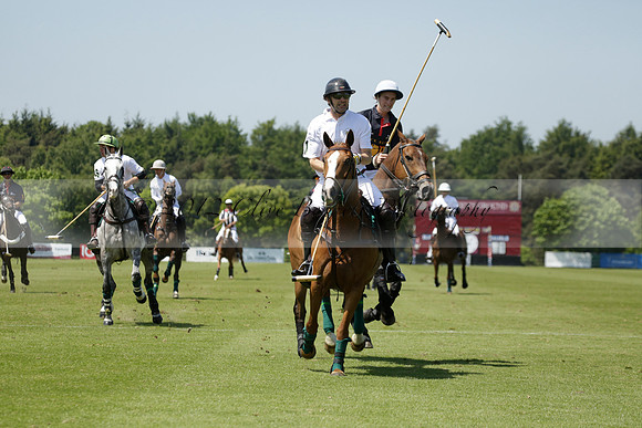 Black Bears v Salkeld in a Cartier Queens Cup polo match 2013.06.05