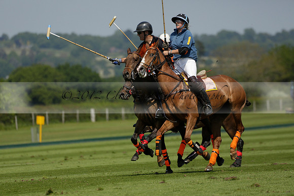 Four Quarters Orange v Montana in a Cicero Cup Polo match 2013.06.06
