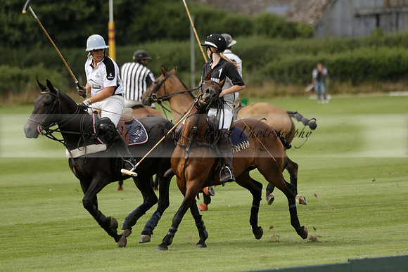 Beau Design v Boscom in an August Rother Cup 4 goal polo match at Cowdray Park Polo Club on Wednesday 07 August 2013