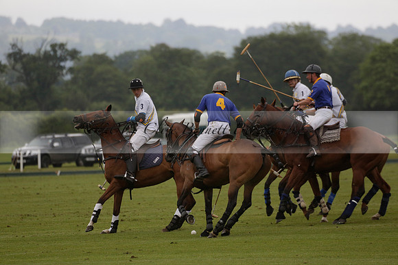 Burningfold v Combe Place in a June 4 Goal Cup polo match 2013.06.11