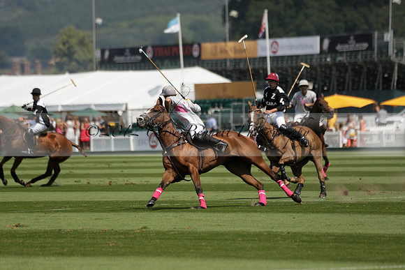 Zacara v Talandracas in a Veuve Clicquot Gold Cup Polo Match 2013.07.18